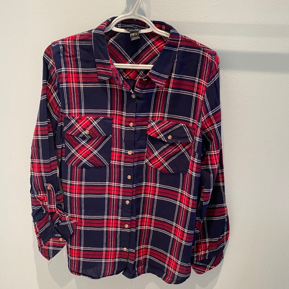 Streetwear Society • Long sleeve plaid button down